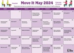 Move It May Calendar - Hospital