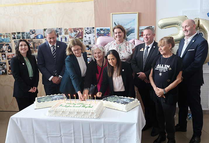Cutting of the cake